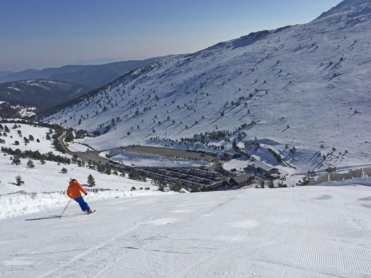 Nieve en la Sierra de Madrid