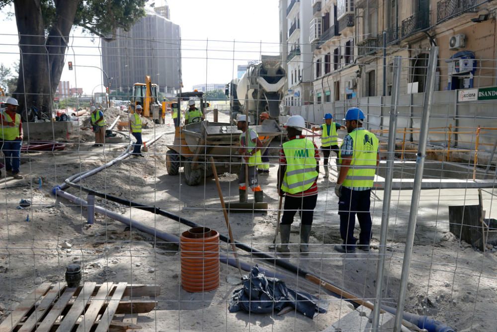 El presidente de la Junta, Juanma Moreno, inaugurará los dos tramos peatonalizados de la Alameda Principal el 15 de agosto,  el primer día de la Feria de Málaga.