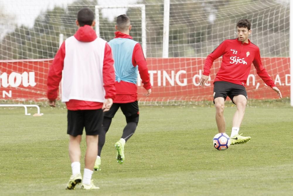 Entrenamiento del Sporting