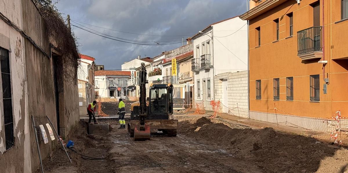 Avance de las obras en la Ronda de La Piedad de Trujillo