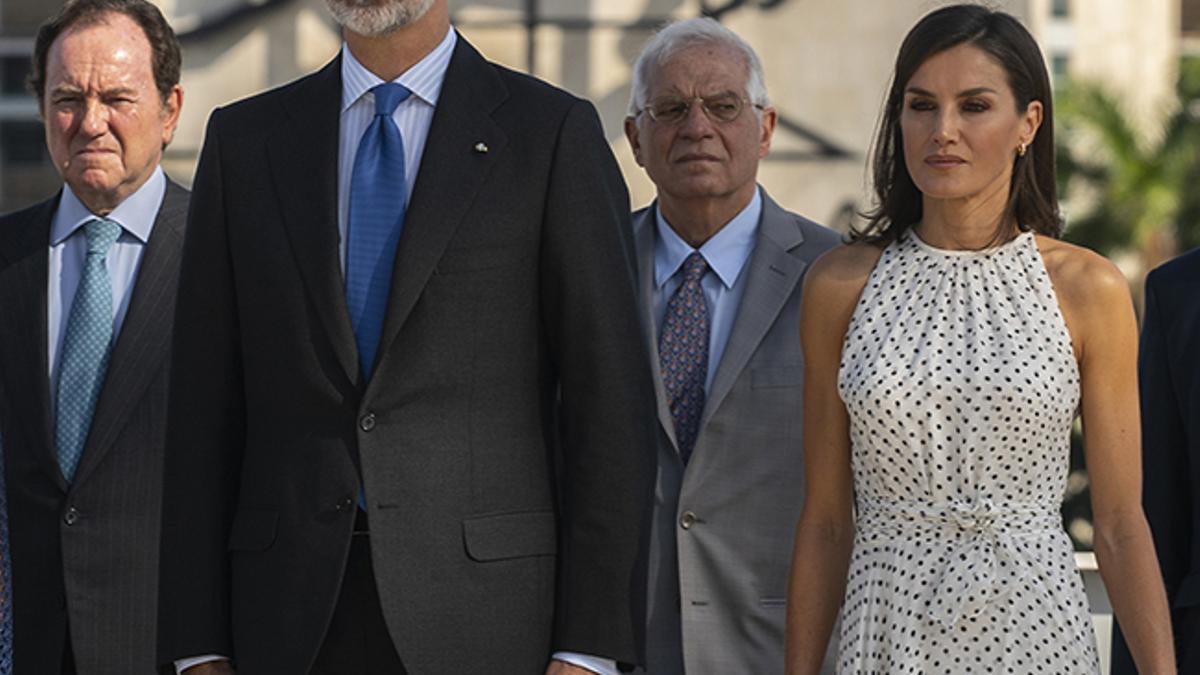 La reina Letizia en Cuba junto al rey Felipe VI