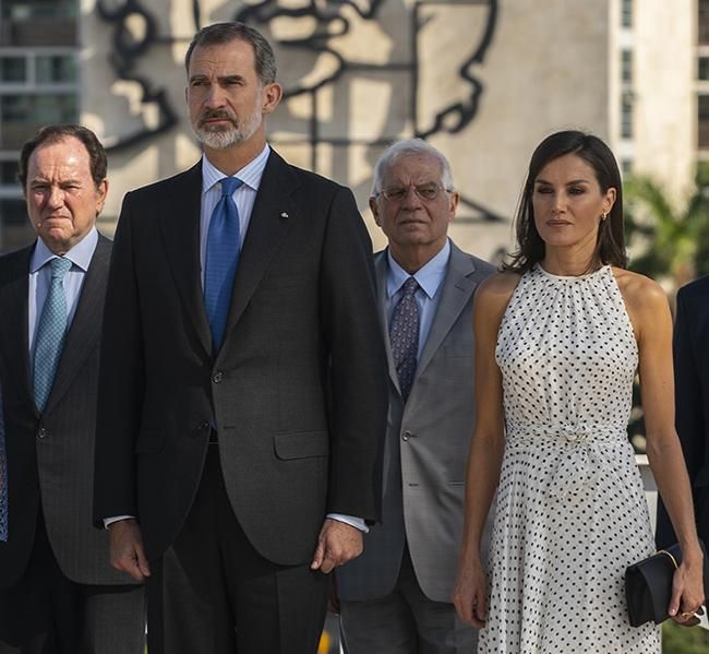 La reina Letizia en Cuba junto al rey Felipe VI