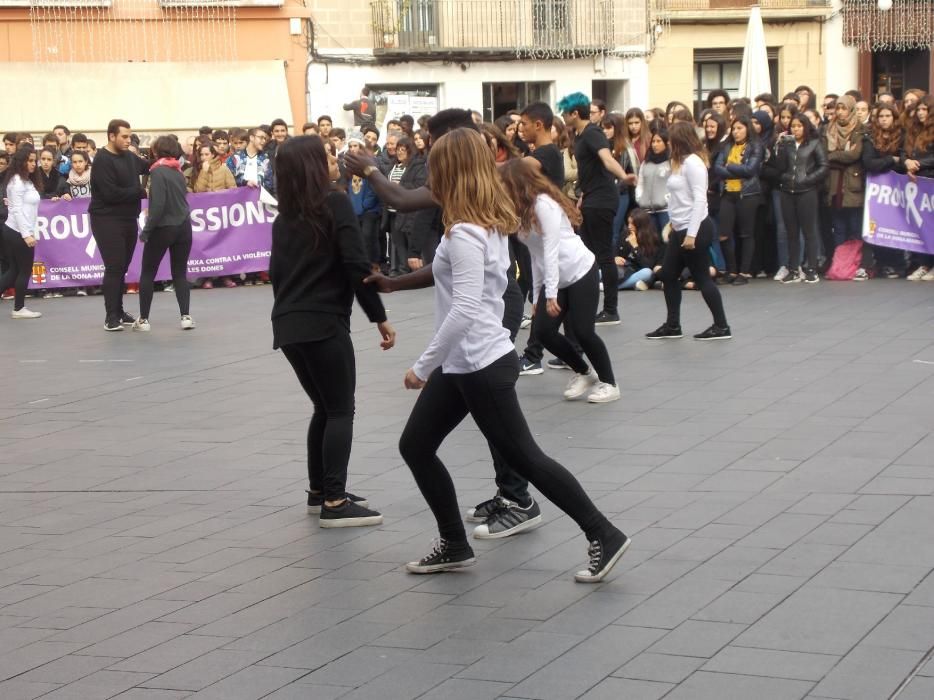 Clam contra la violència masclista a Manresa