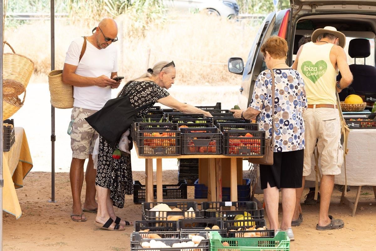 Las imágenes del mercado de sa cooperativa de Sant Antoni