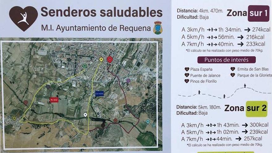 Requena se lleva a sus vecinos de ruta saludable