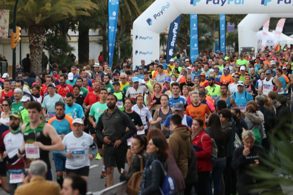 Las mejores imágenes de la Maratón de Málaga 2018