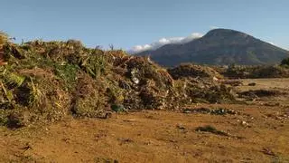 Xàbia cierra una semana su planta de restos verdes por el incendio en la de Llutxent