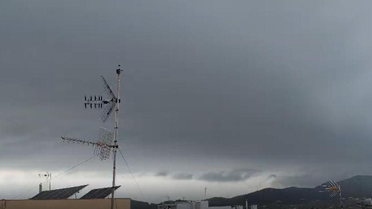 Captura de pantalla del reventón térmico en Sant Antoni