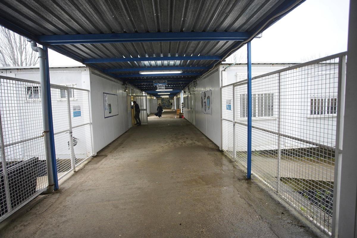 Les imatges de Jéssica Albiach a l'institut Salvador Sunyer de Salt