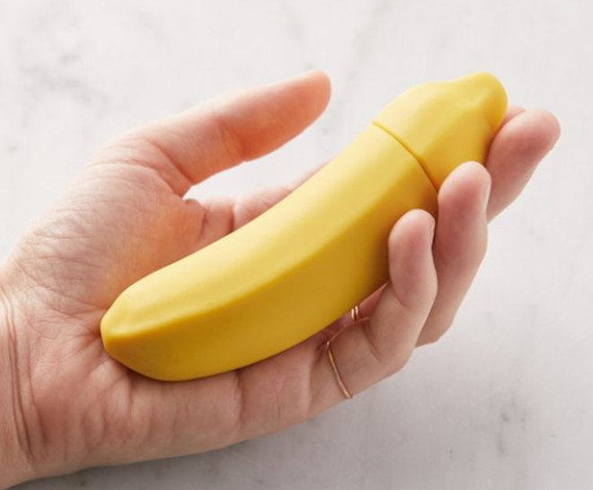 Vibrador en forma de plátano