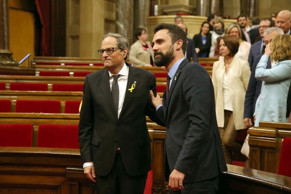 Investidura de Quim Torra al Parlament