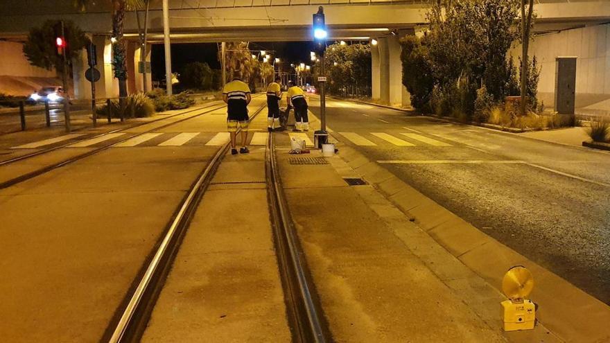 El Ayuntamiento de San Vicente acomete mejoras en la seguridad del Tram