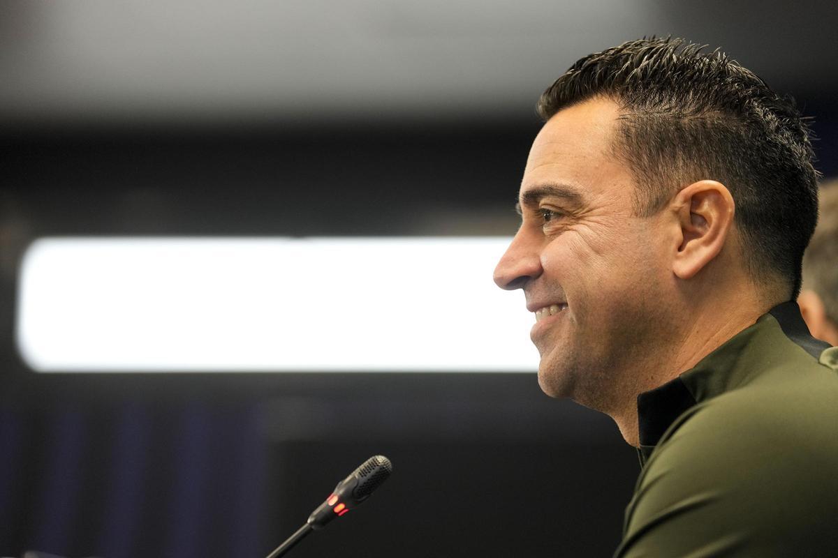 Rueda de prensa de Xavi Hernández FC Barcelona