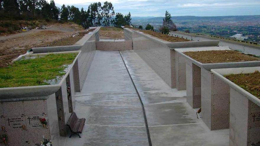 Zona del cementerio de Deva en la que se realizará la ampliación.