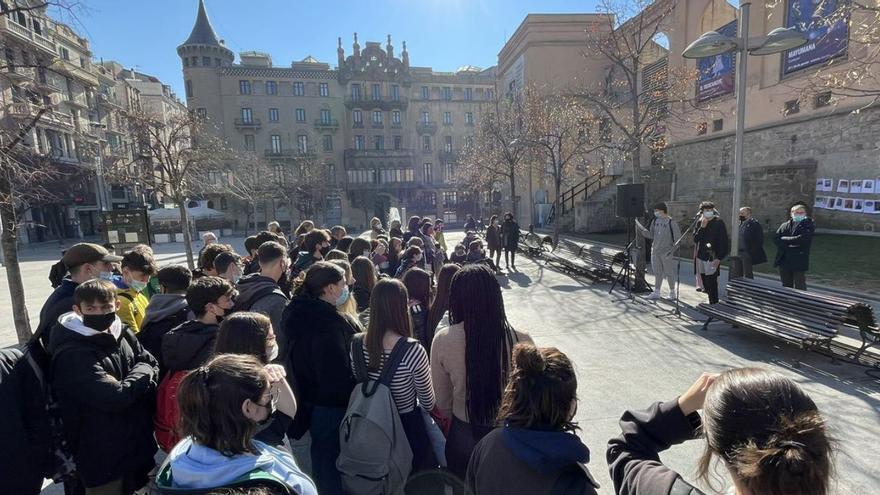 Homenatge als deportats amb alumnat d’instituts manresans