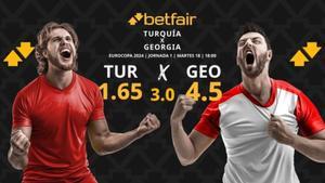 Turquía vs. Georgia: horario, TV, estadísticas, clasificación y pronósticos