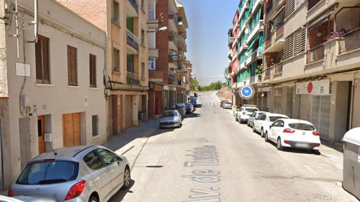 L'avinguda Tudela de Manresa