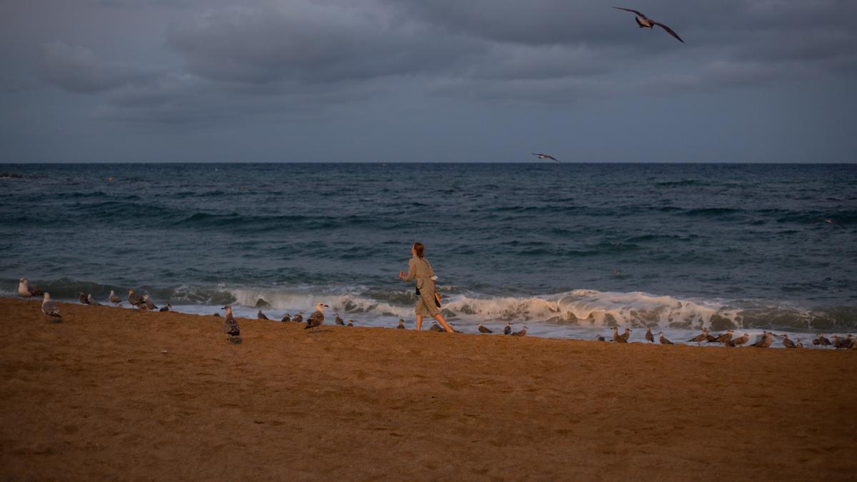 La playa de la Barceloneta.