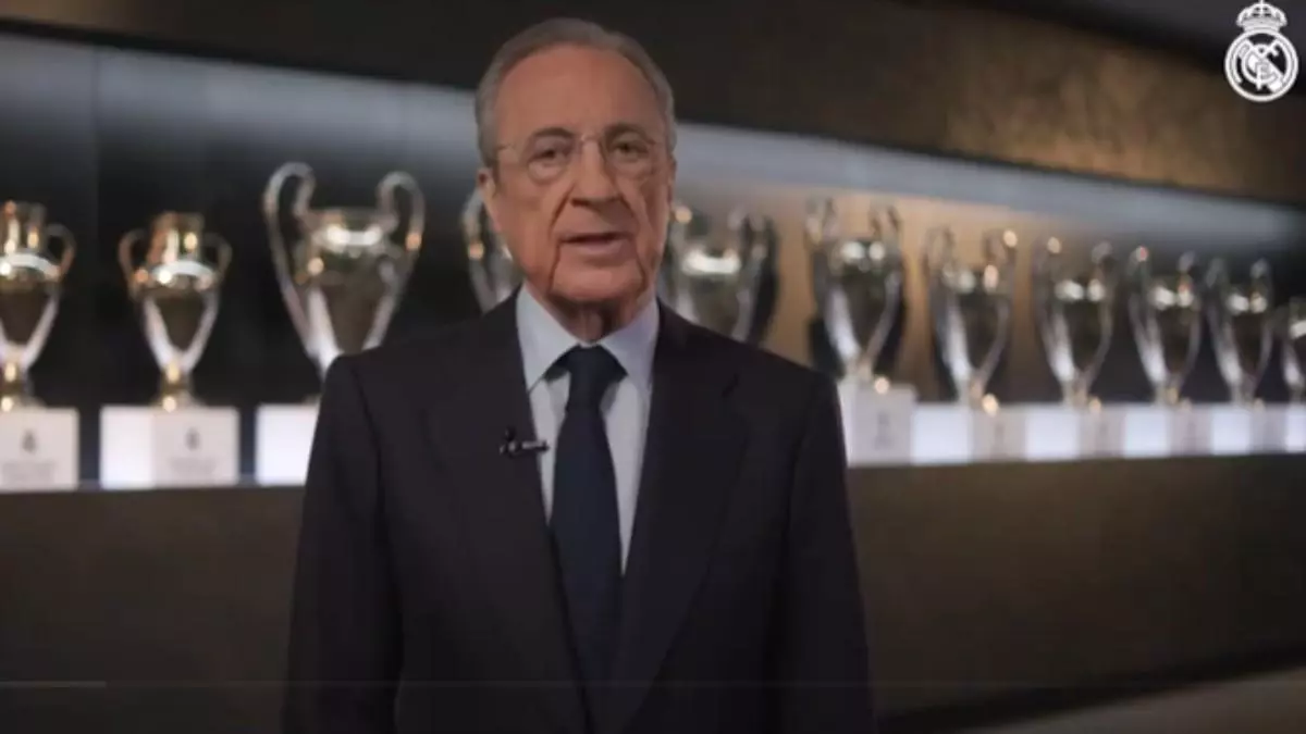 Florentino Pérez: "Es un gran día para la historia del fútbol y del deporte"