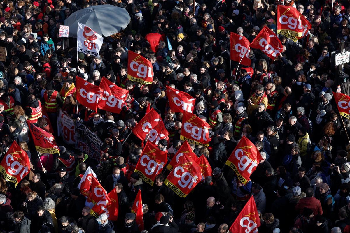 Segundo día de huelgas y manifestaciones en Francia