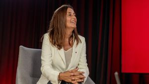 La consellera de Educació i FP, Esther Niubó, esta semana en la redacción de EL PERIÓDICO.