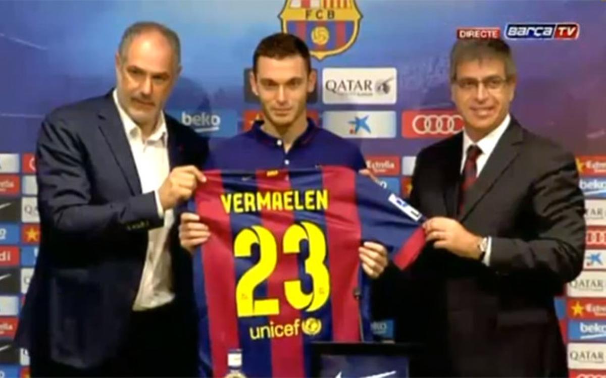 'Zubi', muy satisfecho con la llegada de Vermaelen