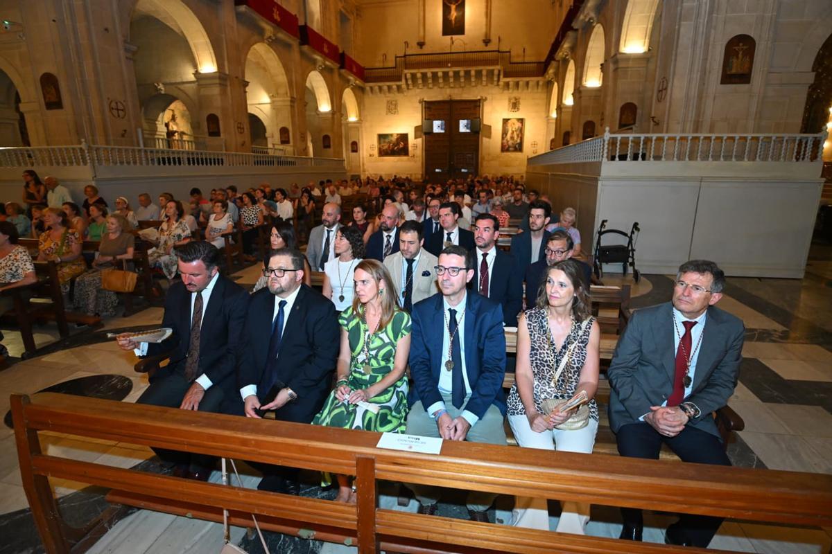 Un momento de la misa de acción de gracias.