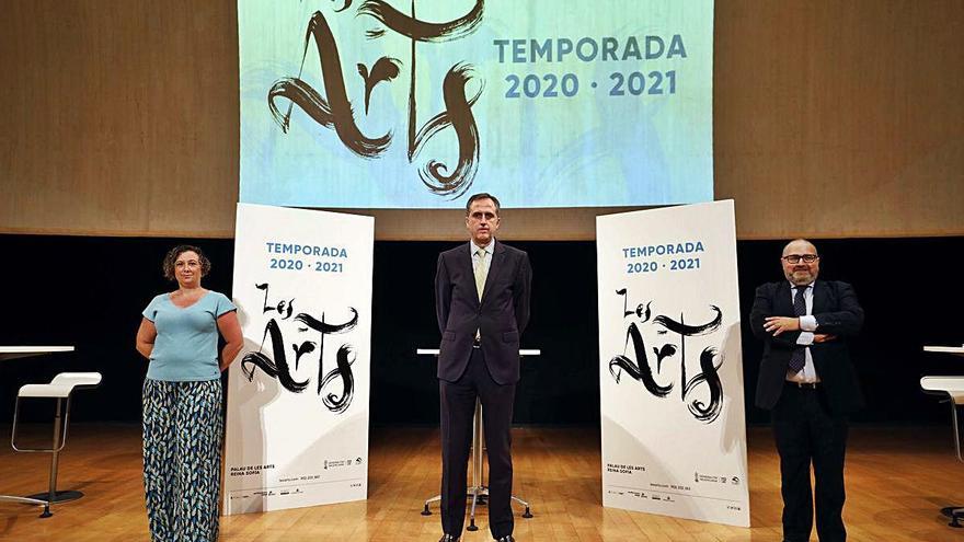 Raquel Tamarit, Pablo Font de Mora y Jesús Iglesias presentaron la programación de Les Arts