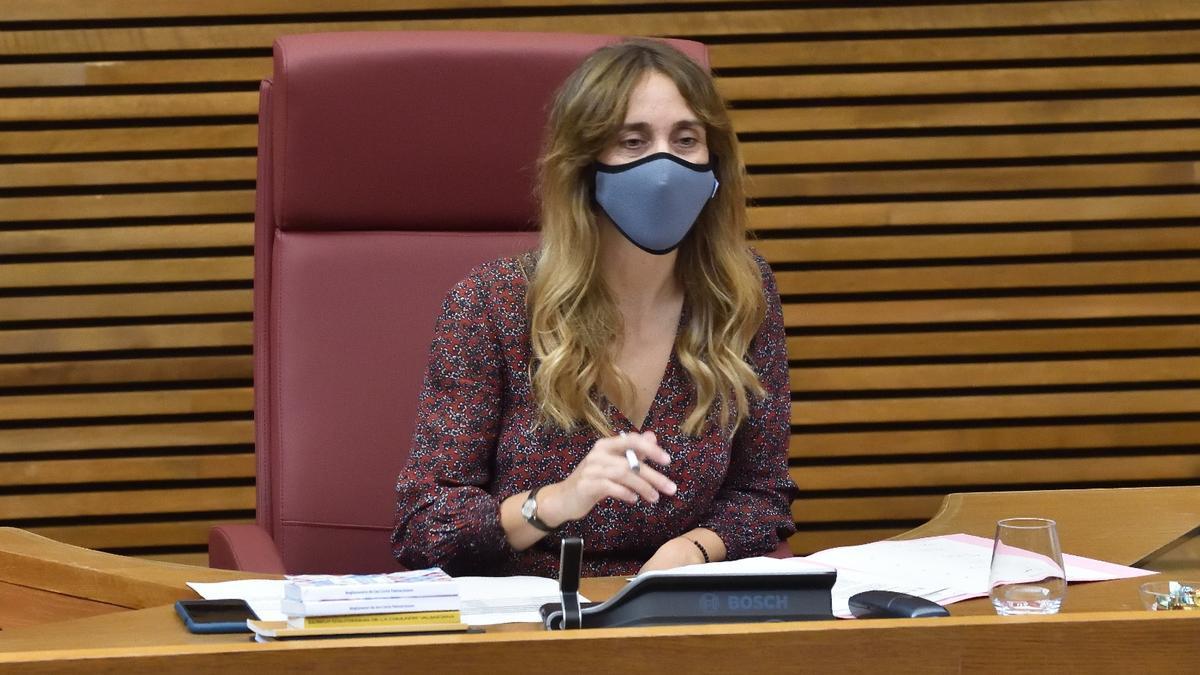 La diputada de Compromís en las Corts Cristina Rodríguez