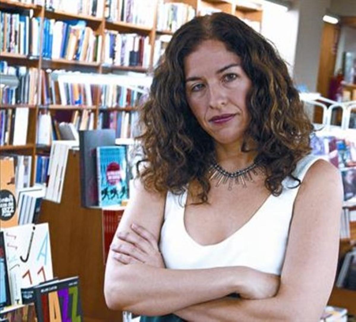 Guadalupe Nettel, dimarts passat a la llibreria Laie de Barcelona. Guadalupe Nettel, dimarts passat a la llibreria Laie de Barcelona.