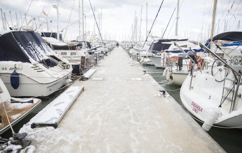 Nieve en Dénia