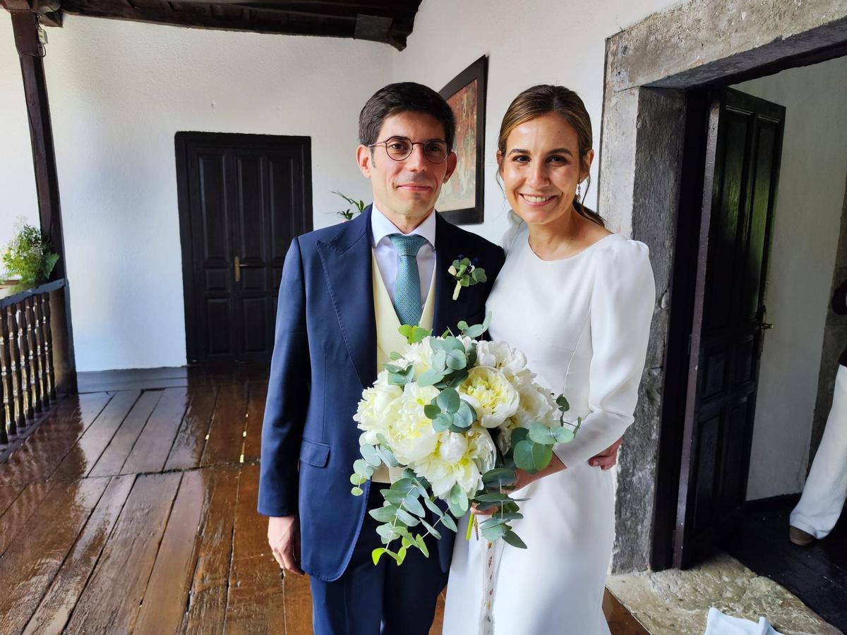 Ramo de boda celebrada en el palacio de Agüera (Grado).