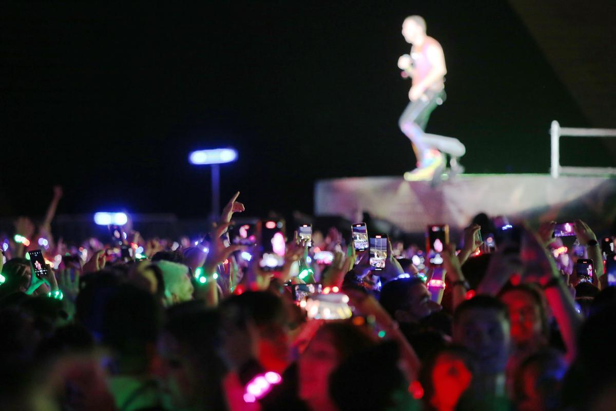 Coldplay en el Estadi Olímpic Lluis Companys