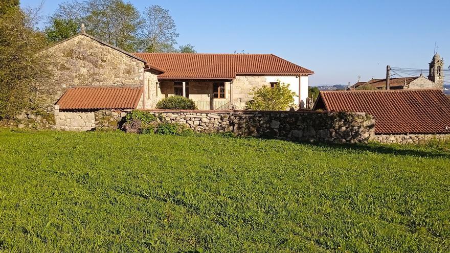 Centro histórico da milenaria parroquia de San Martiño de Moaña