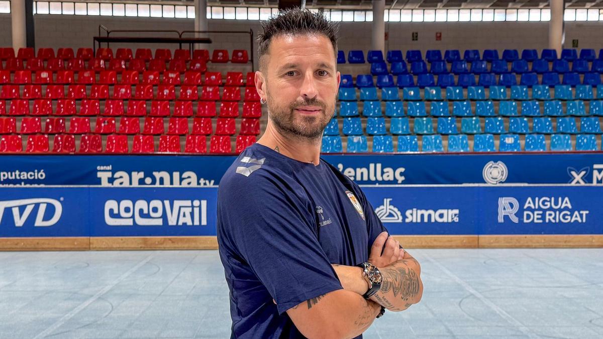 Joan 'Xinu' Doncel, al pavelló de Les Comes