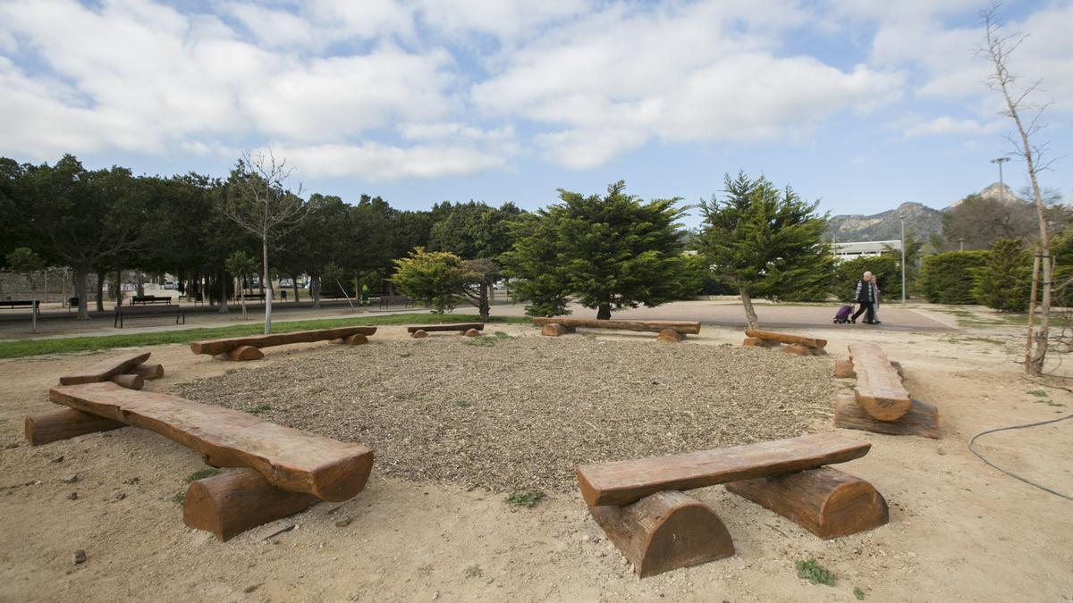 El parque del País Valencià de Gandia.