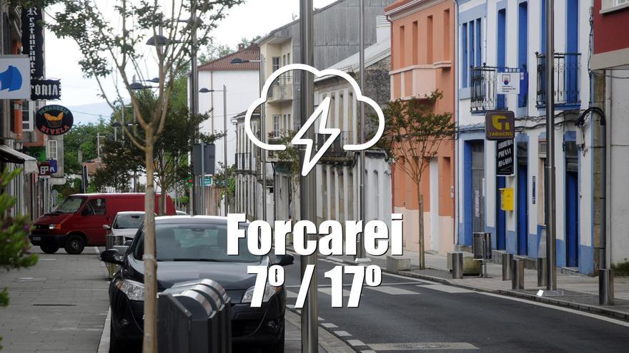 El tiempo en Forcarei: previsión meteorológica para hoy, jueves 1 de mayo