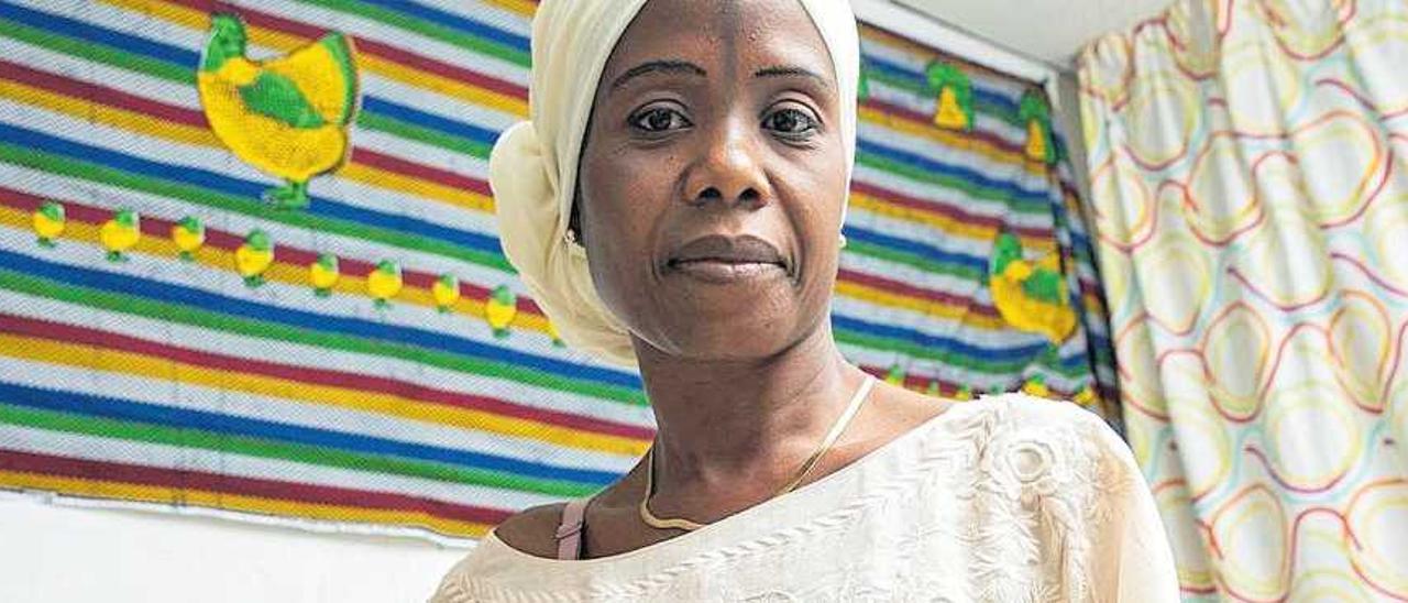 Dialla Diarra, presidenta de l’assocació Legki Yakaru