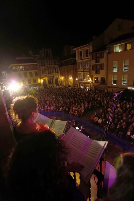 Noche blanca en Oviedo