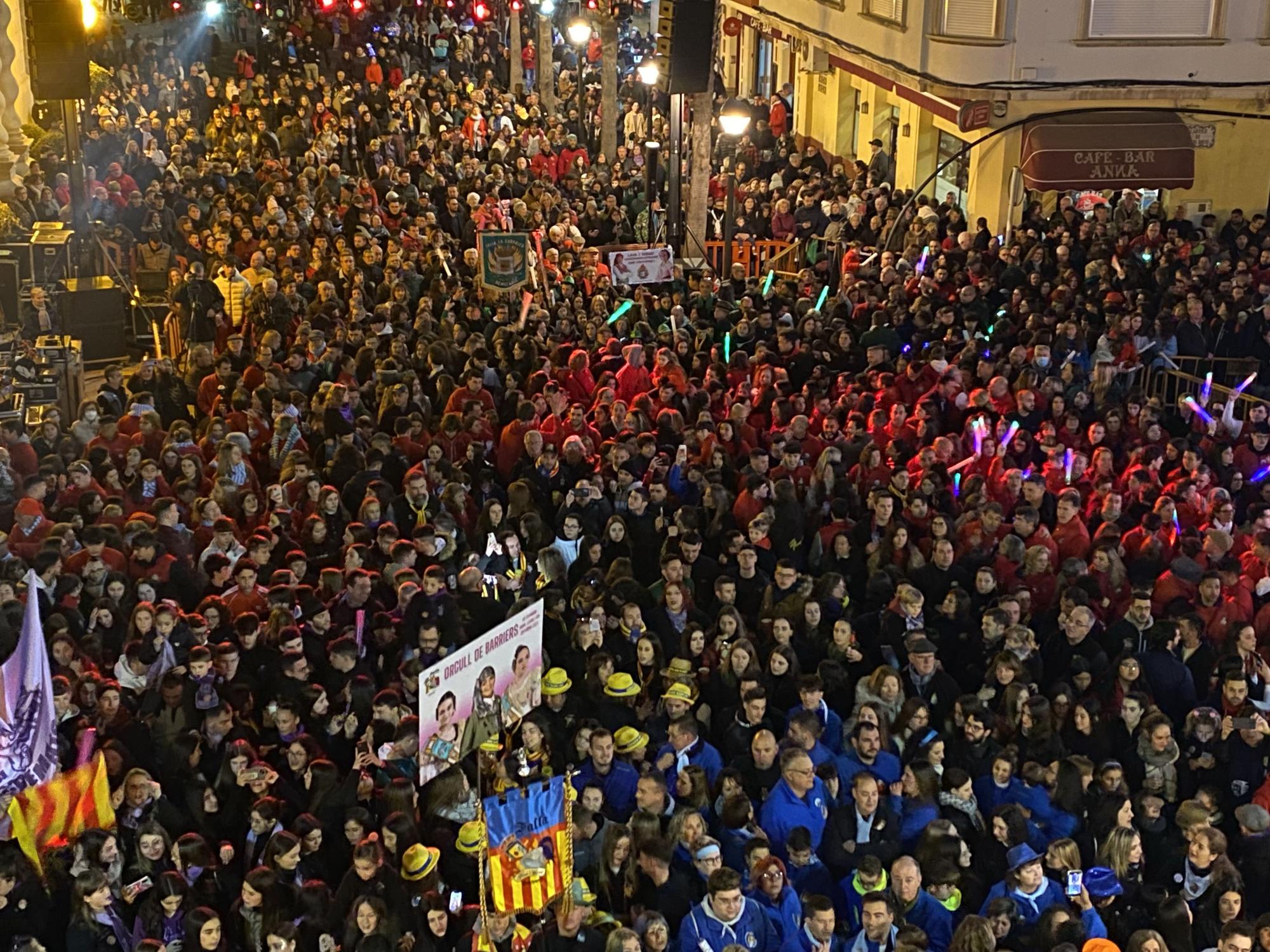 La Crida de Benicarló en imágenes enciende las fallas de 2023