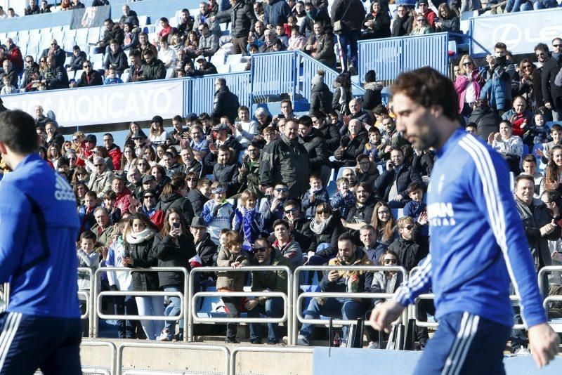 Partido de entrenamiento del Real Zaragoza en La Romareda