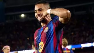 Gabriel Jesus se estrena a lo grande en el Camp Nou: primer gol con el Barça en su primer balón