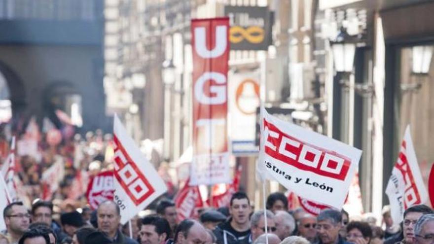 Participantes en la manifestación celebrada en Salamanca.