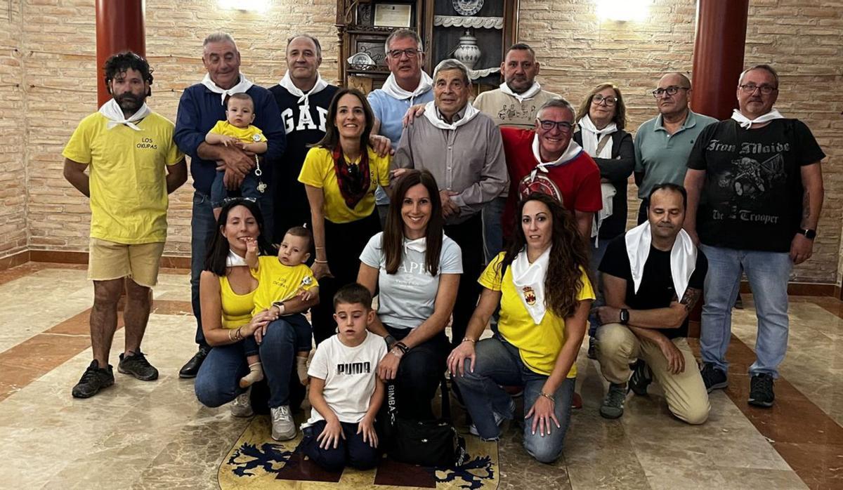 Los pregoneros fueron las personas que hace 25 años representaron el Dance de Albeta.