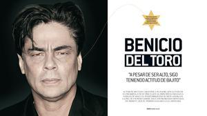 Benicio del Toro, a la portada de DOMINICAL.