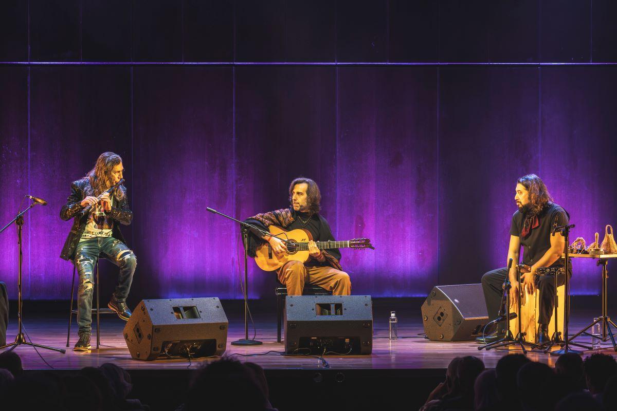 Jorge Pardo, Melón Jiménez y Bandolero comparten escenario el 25 de mayo en el Cine Teatro Salesianos.