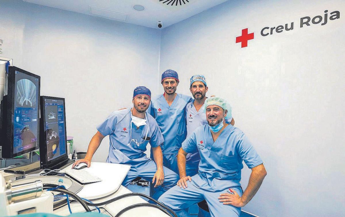 Esta innovadora técnica se ha implementado por primera vez en Balears en la Creu Roja de Palma.  | B. RAMON