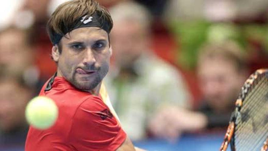 Ferrer, en la final de este domingo en Viena ante Murray.