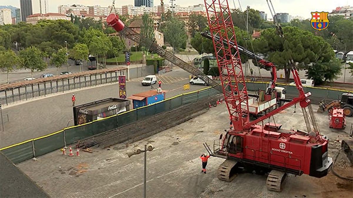 El Camp Nou se encuentra actualmente en obras