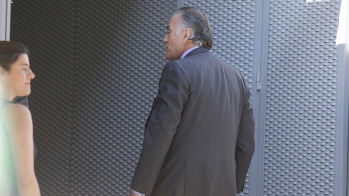 El extesorero del PP Luis Bárcenas entra en la Audiencia Nacional, el pasado 27 de junio.